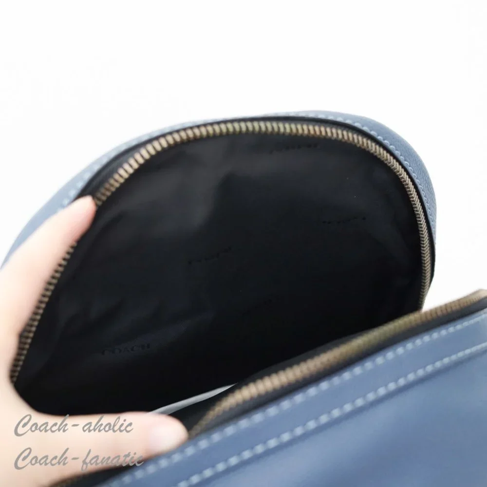 NWT 78564 Disney X Coach Academy Leather Backpack With Mickey in Denim - Picture 11 of 12